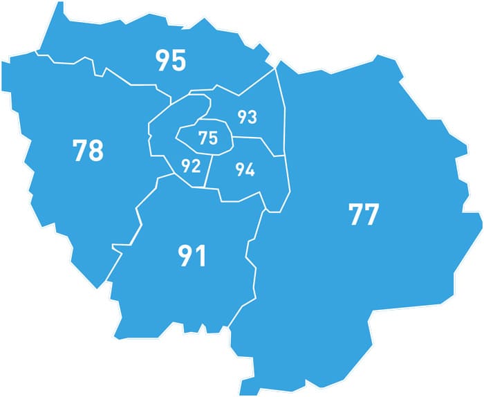 carte ile de France